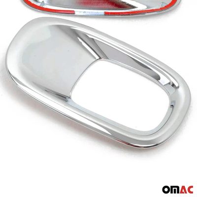 2015-2024 Jeep Renegade Trunk Reflector Frame Trim Chrome Silver 2Pcs