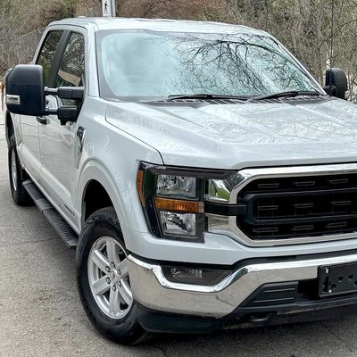 For Ford F-150 2021-2023 Factory Style Headlight Matte Black Housing Clear Lens Passenger Side Only