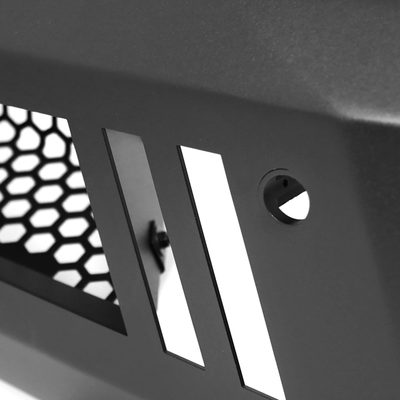 2014-2021 Toyota Tundra Black Heavy Duty Steel Front Bumper & LED Light Ports