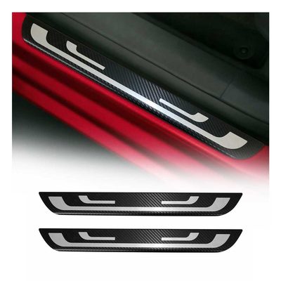 2008-2018 Alfa Romeo Mito Door Sill Scuff Plate Illuminated Stainless Steel & Foiled