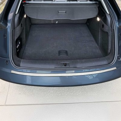 2013-2018 Audi Q3 (8U) Rear Bumper Guard Stainless Steel Glossy