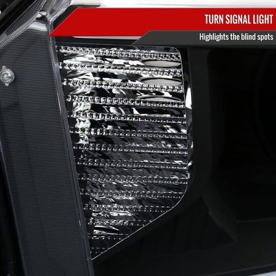 2014-2021 Toyota Tundra LED Projector Headlights Matte Black/Clear Lens