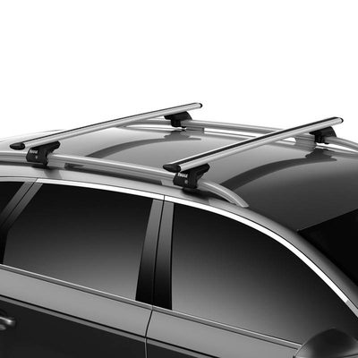Wingbar EVO Plata Jeep Compass 17-22 (Riel Pegado)