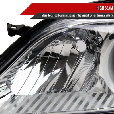 2011-2020 Toyota Sienna Projector Headlights Chrome Housing/Clear Lens