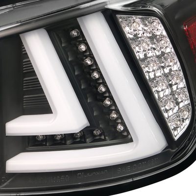 2006-2008 Lexus IS250/IS350 LED Tail and Trunk Lights Matte Black/Clear Lens
