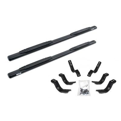 Go Rhino 4" Estribos OE Xtreme Kit - 87" de largo Negro Texturizado + Brackets de Instalaci?n 684439987T