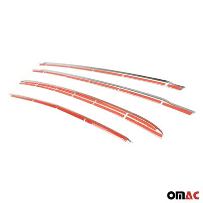 2014-2019 Ford Transit Connect Front Bumper Trim Molding Stainless Steel Silver 4 Pcs