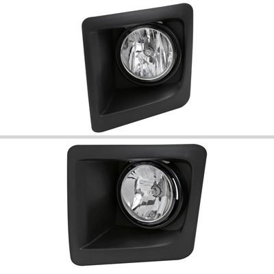 2014-2015 GMC Sierra 1500 H3 Fog Lights Chrome Housing/Clear Lens