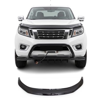 2014-2024 Nissan Navara D23 Front Bug Shield Hood Deflector 1 Pc Smoke