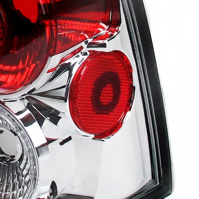 2005-2008 Toyota Tacoma Tail Lights Chrome Housing/Clear Lens