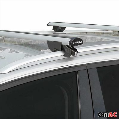 2015-2019 Ford Edge Roof Rack Cross Bars Silver