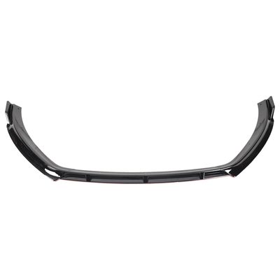 2014-2017 VW Golf Glossy Black/Red Trim 3Pcs Front Bumper Lip Splitter Kit