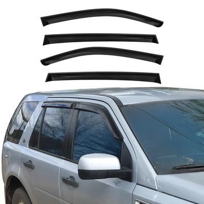 2009-2013 Subaru Forester III Window Visor Vent Rain Deflector 4Pcs Smoke