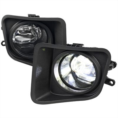 2014-2018 Toyota Tundra SMD LED Projector Fog Lights Kit Chrome/Clear Lens