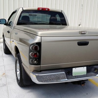 2002-2006 Dodge RAM Tail Lights Glossy Black Housing/Smoke Lens