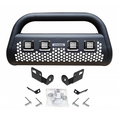 RC2 LR4 Defensa + Brackets+Luces Chevrolet Silverado 1500 19-23 Negro Texturizado