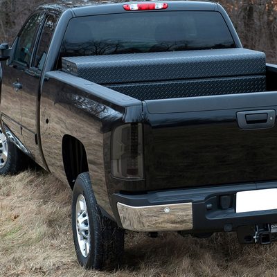 2007-2013 Chevy Silverado 1500 2500HD/3500HD LED Tail Lights Chrome/Smoke