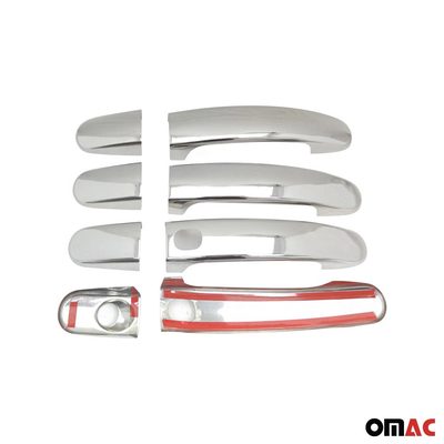 2013-2019 Ford Escape III Car Door Handle Cover Protector Stainless Steel Chrome 8Pcs