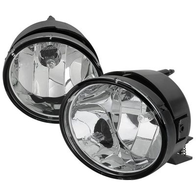 2004-2015 Nissan Titan/ 2005-2007 Armada Bumper Fog Lights Chrome/Clear Lens