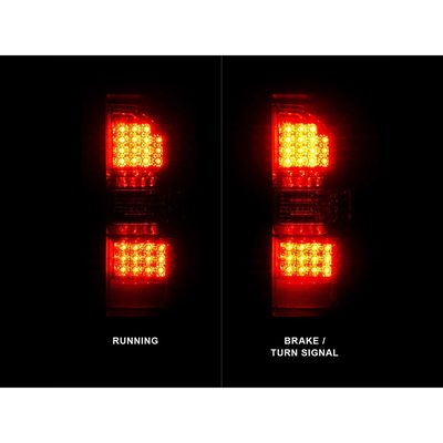 Anzo Red and Chrome LED Tail Lights 311399