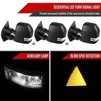 2017-2019 Ford F-250/350/450/550 Heated Towing Mirrors & LED Turn Signal
