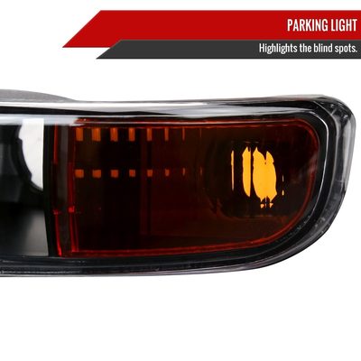1999-2006 GMC Sierra/ 2000-2006 Yukon/XL Factory Bumper Lights Matt Black