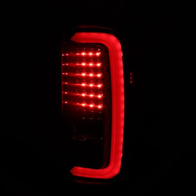 2014-2018 GMC Sierra 1500/2500HD/3500HD LED Tail Lights Glossy Black/Smoke