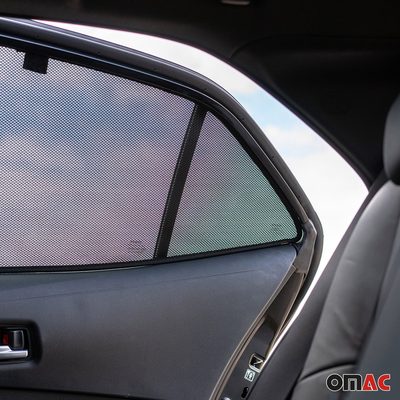 2019-2026 Toyota Corolla Hatchback Side Rear Window Curtain Mesh Black 2Pcs