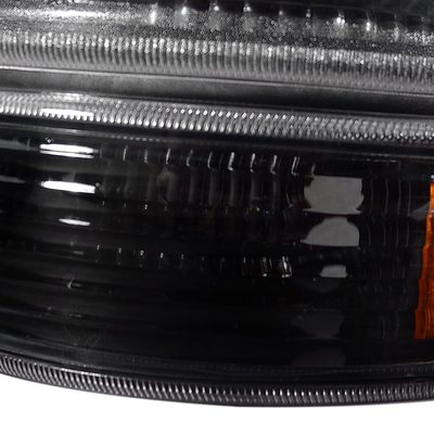1998-2000 Ford Ranger Corner Parking Turn Signal Lights Matte Black/Clear Lens