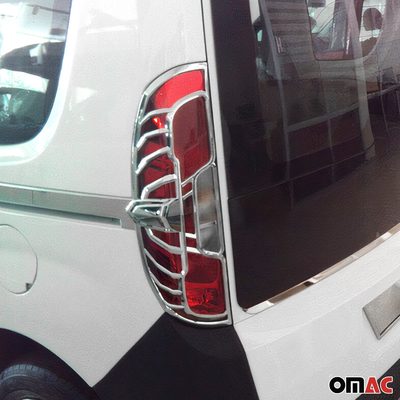 2015-2023 RAM ProMaster City Trunk Tail Light Trim Frame Chrome Silver 2 Pcs