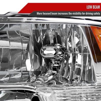 2009-2018 Dodge RAM 1500/ RAM 2500 3500 Factory Quad Headlights Chrome