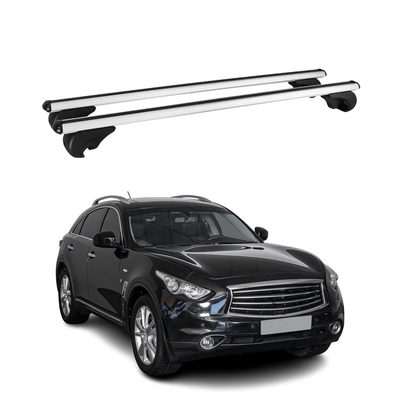 2014-2017 Infiniti QX70 Roof Rack Cross Bars Silver