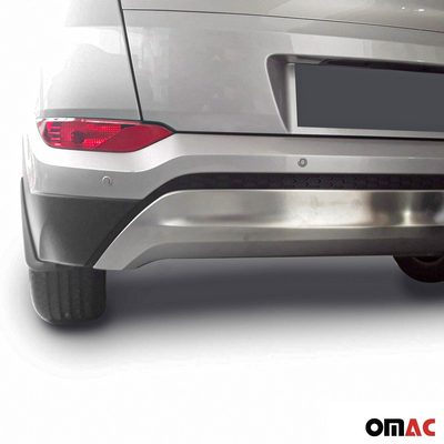 2016-2018 Hyundai Tucson Rear Bumper-Diffusor Trim Protector Silver Stainless Steel
