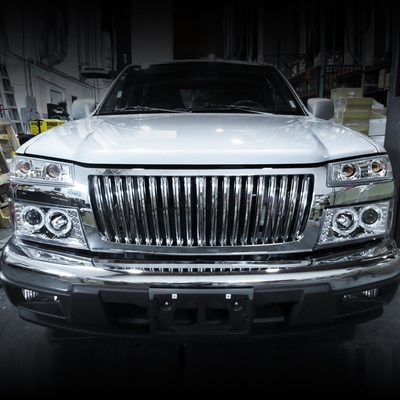2004-2012 Chevy Colorado GMC Canyon Corner Lights Chrome Housing/Clear Lens
