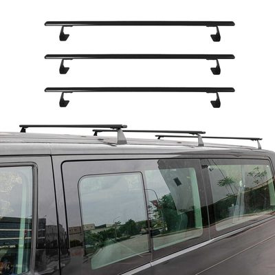 2013-2021 Nissan NV200 Roof Rack Cross Bars Luggage Carrier Steel Black 3 Pcs