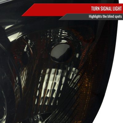 2003-2008 Toyota Corolla Factory Style Headlights Chrome Housing/Smoke Lens