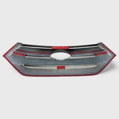 2015-2018 Ford Edge Grille Overlay Gloss Black 1Pcs ABS Plastic