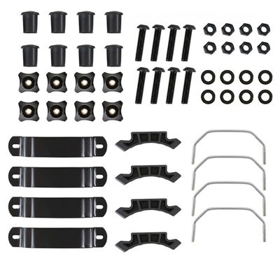 Universal Black Roof Rack Cargo Carrier w/ Extendable Luggage Hold Basket