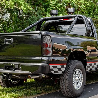 1999-2002 Chevy Silverado/ 1999-2006 GMC Sierra Tail Lights Chrome/Clear Lens