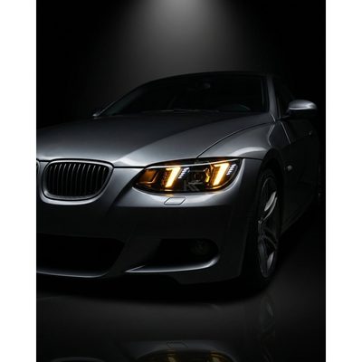 BMW 3 Series M3 E92 / E93 Snake Eye LCI LED Headlight Assembly with Dual-Color DRL 2010 - 2013 (335i / 328i)