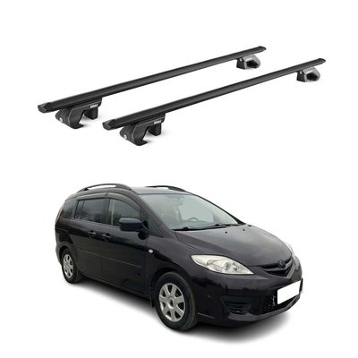 2006-2015 Mazda 5 Roof Rack Cross Bars Black