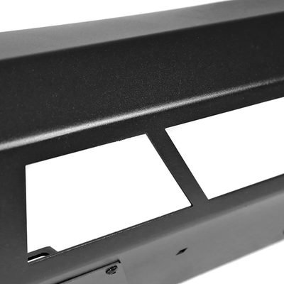 2018-2020 Ford F-150 Black Heavy Duty Steel Front Bumper & LED Light Ports
