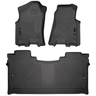 Tapetes Husky Weatherbeater 1ra y 2da Fila color Negro para Ram 1500 19 - 25