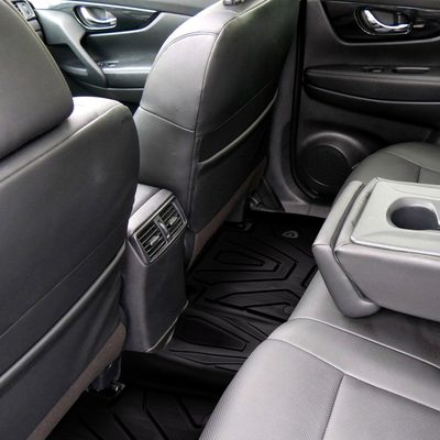 2014-2020 Nissan Rogue All Weather Floor Mats Liner TPE 3Pcs Black