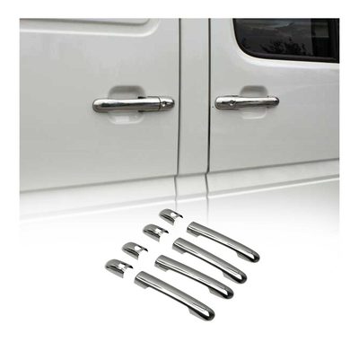 2003-2006 Dodge Sprinter Door Handle Cover Protector Stainless Steel 2 Door 4 Pcs 2 Key Hole