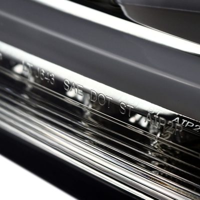 2010-2016 Hyundai Genesis Coupe White Bar LED Tail Lights Chrome/Smoke