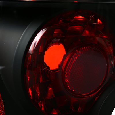 2007-2012 Dodge Caliber Tail Lights Matte Black Housing/Clear Lens