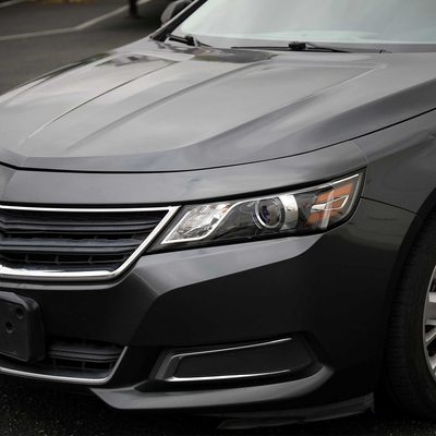 For Chevrolet Impala 2014-2020 Factory Style Projector Headlights Jet Black Housing Clear Lens