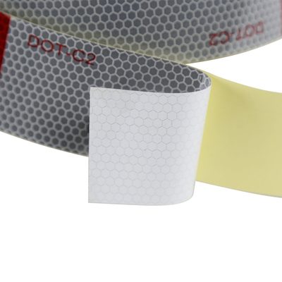 2" Wide Red/White DOT-C2 Approved Conspicuity Reflective Safety Tape 164 FT