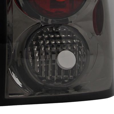 2002-2009 Chevrolet Trailblazer Tail Lights Chrome Housing/Smoke Lens